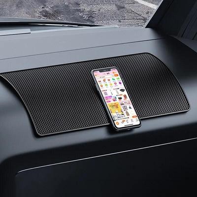 Hitzebeständige 1 Stück Auto Armaturenbrett Rutschfeste Matte Klebriges Pad für Telefon & Mode Brillenhalter Passend für Autos/LKWs/SUV Leicht zu Reinigen Auto Innenraum Organizer