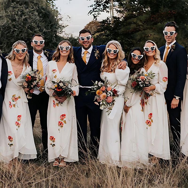 12-100 Pcs Wedding Personalized Sunglasses Bulk Custom Sunglasses with Paint Pens for Adult DIY Birthday Wedding Party Favors 5