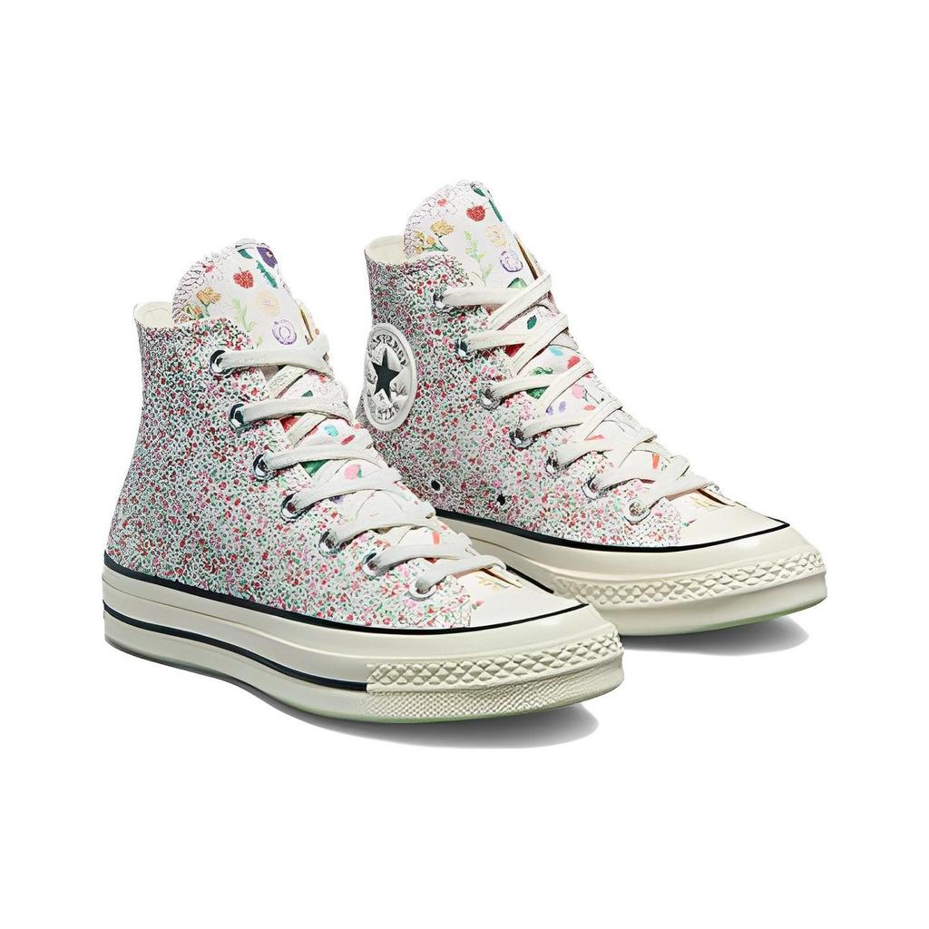 Converse Chuck 70 Fruits & Florals Abrasion Resistant Abrasion Resistant High Top Canvas Shoes Unisex White Pink A03555C