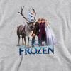 Frozen Childrens/Kids Elsa Anna Kristoff Olaf Group Photo Heather Pullover Hoodie