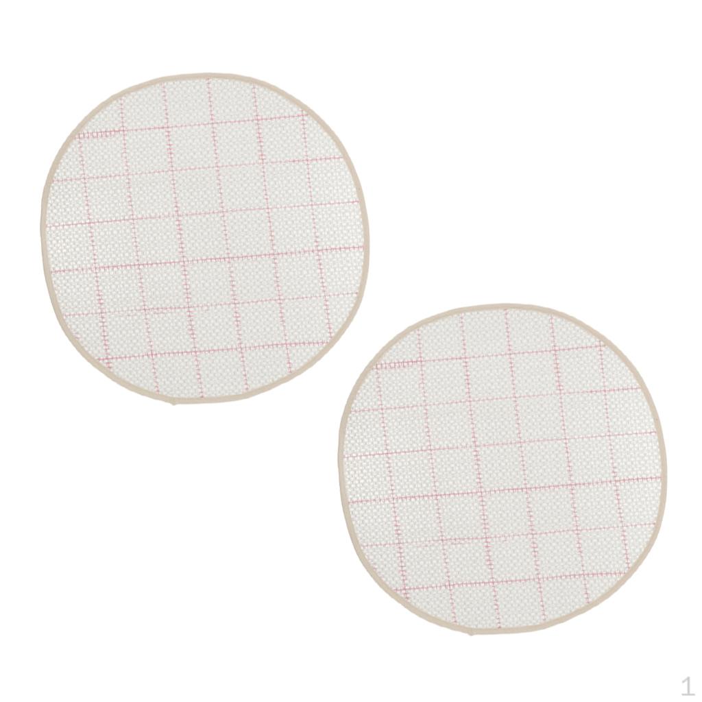 

2Pcs/set Rug/Tapestry Canvas Blank Latch Hook Rug 45cm x (17.7 *17.7 Inches)