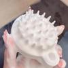 Dandruff Removing Scalp Massager - White Durable, Flexible Versatile, Shampoo Cleaning Brush