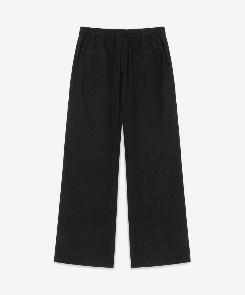 Tienjiti Kinoshita Seersucker Maxi-Wide Pants (Black) Tnpa6E207Bk