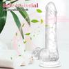 Big Crystal Jelly Realistic Clear Dildo Suction Cup Huge Transparent Penis Dick Anal Product Sex Toys For Woman Lesbian Adult