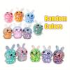 Squishy Bunny  - Random Color Soft Fidget Toy for Kids Girls, Easter Basket Stuffers, Sensory Anxiety Relief Gift