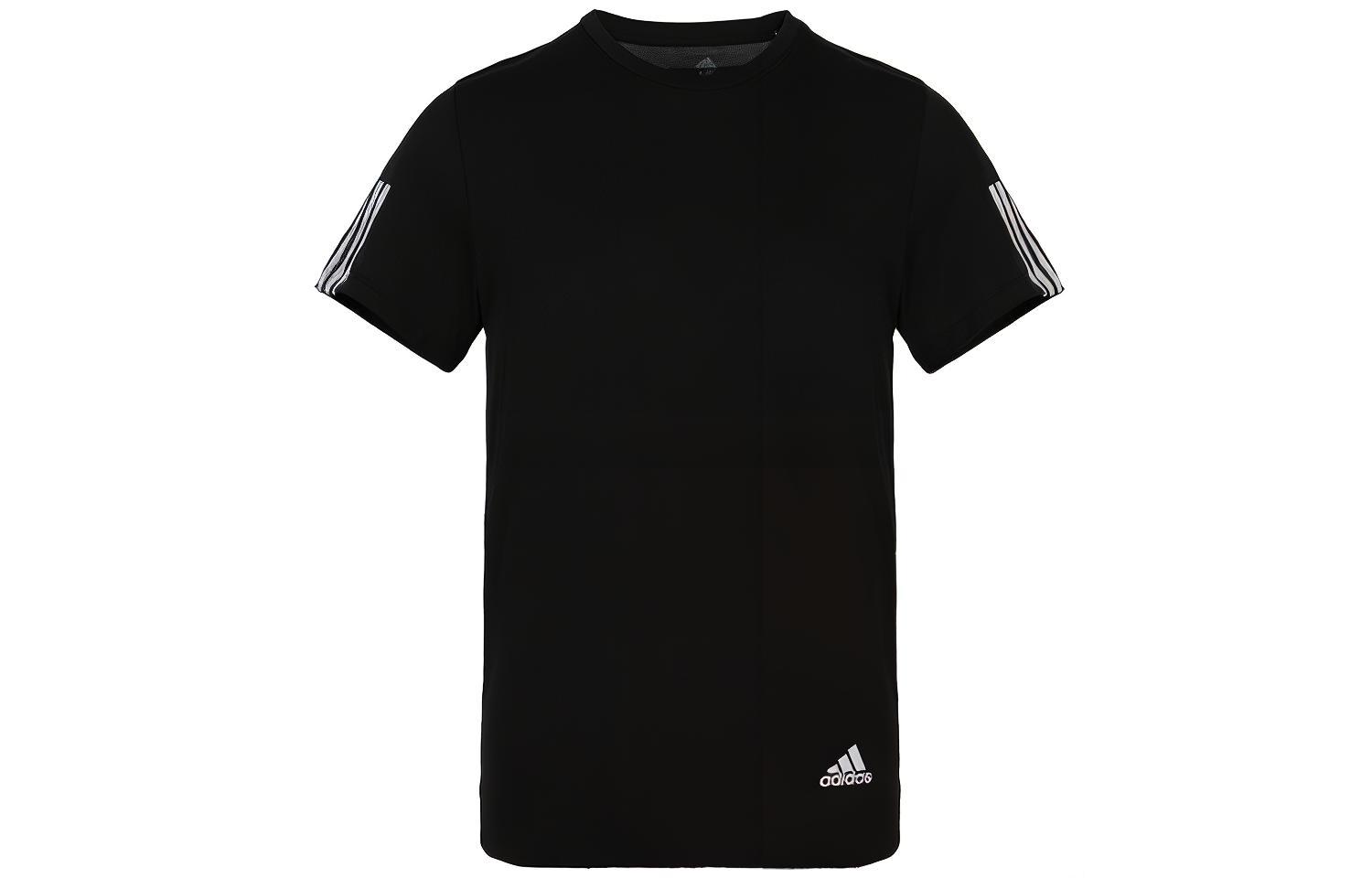 

Adidas T Shirts Men s Black Crew Neck Moderate Straight Fit DZ2487 M