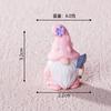 Creative Simulated Dwarf Figurine for Miniature Garden Terrarium Decor, Gnome Statue