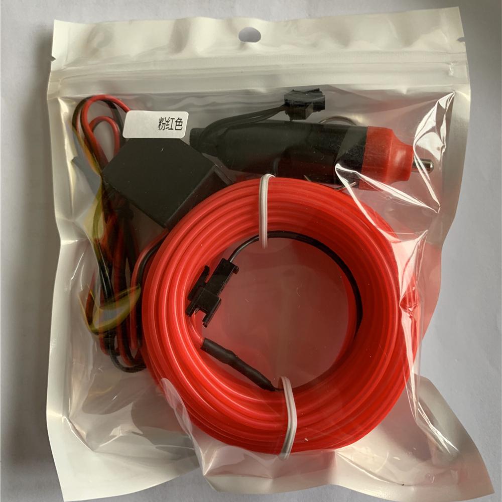 Buy 1m/3m5m Car LED Cold Lights Flexible Neon Wire Auto Lamps On Car