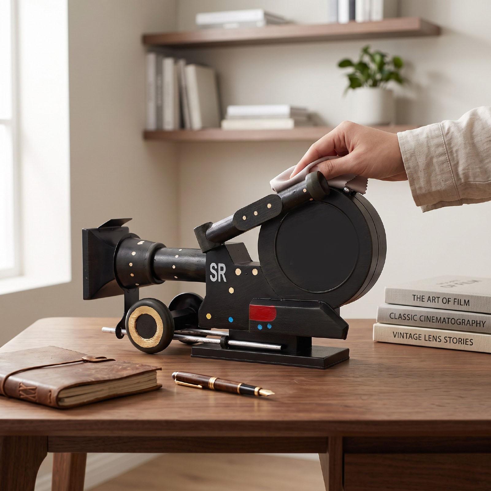 Camera Ornament, Vintage IJzeren Beeld Tafelblad Decor Retro voor Huis