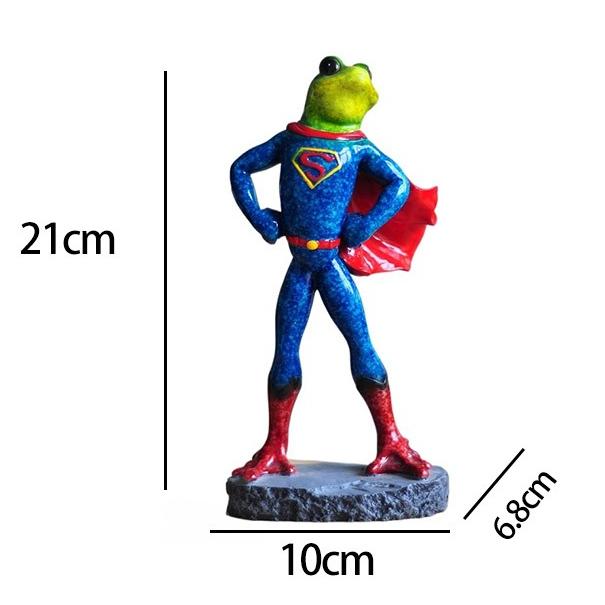 Коллекционные статуэтки Творческие Популярные Украшения Лягушки Абстрактные Милые Постоянное Искусство Поделки Декор для Дома Сада Двора синий