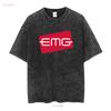 EMG Pickups Guitars Logo Mens Black T Shirt Size S to 3XL vintage Washed homme Stylish Soft Slightly graphic Stretched Unisex