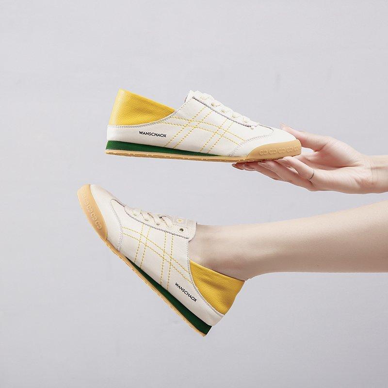 Fashion Women Sneakers Shoes Fashion Outdoor Running Shoes Female Lace Up Breathable Flats Footwear Comfortable Sports Shoes Mujer
