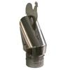 Chapeau de cheminée 350 mm Design Coq Anti-tirage Conduit Extraction d'air