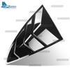 ABS Rear Car Window Shutter Cover For Tesla Model Y Juniper 2026 2025- Louver Side Vent Trim Triangle Modified Accessories