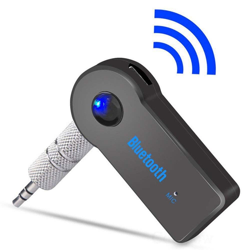 

1 шт. Aux автомобильный Bluetooth 5.0 приемник 3,5 мм 3,5 AUX разъем стерео музыка аудио автомобильный передатчик динамик усилитель беспроводной адаптер с микрофоном чёрный
