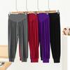 Women's Capri Pants Summer Modal Lightweight Loose-Fit  Casual Loungewear Elastic-Cuff Yoga Pants Sports Outwear