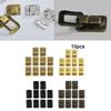 10 Stück Zinklegierung Antikschloss Vintage Riegel Dekorativer Toggle-Verschluss Hardware-Komponenten