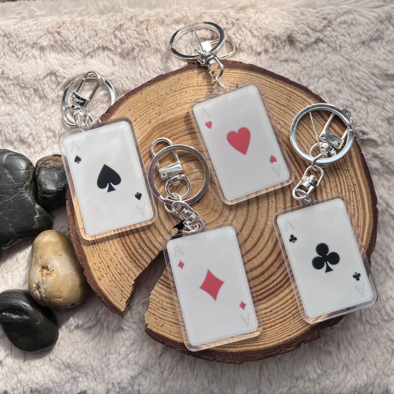 Card Ace Acrylic Keychain 03. Diamond Ace