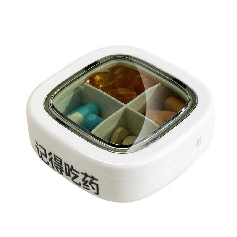 Portable Sealed Bag, Portable Large Capacity Medicine Box белый