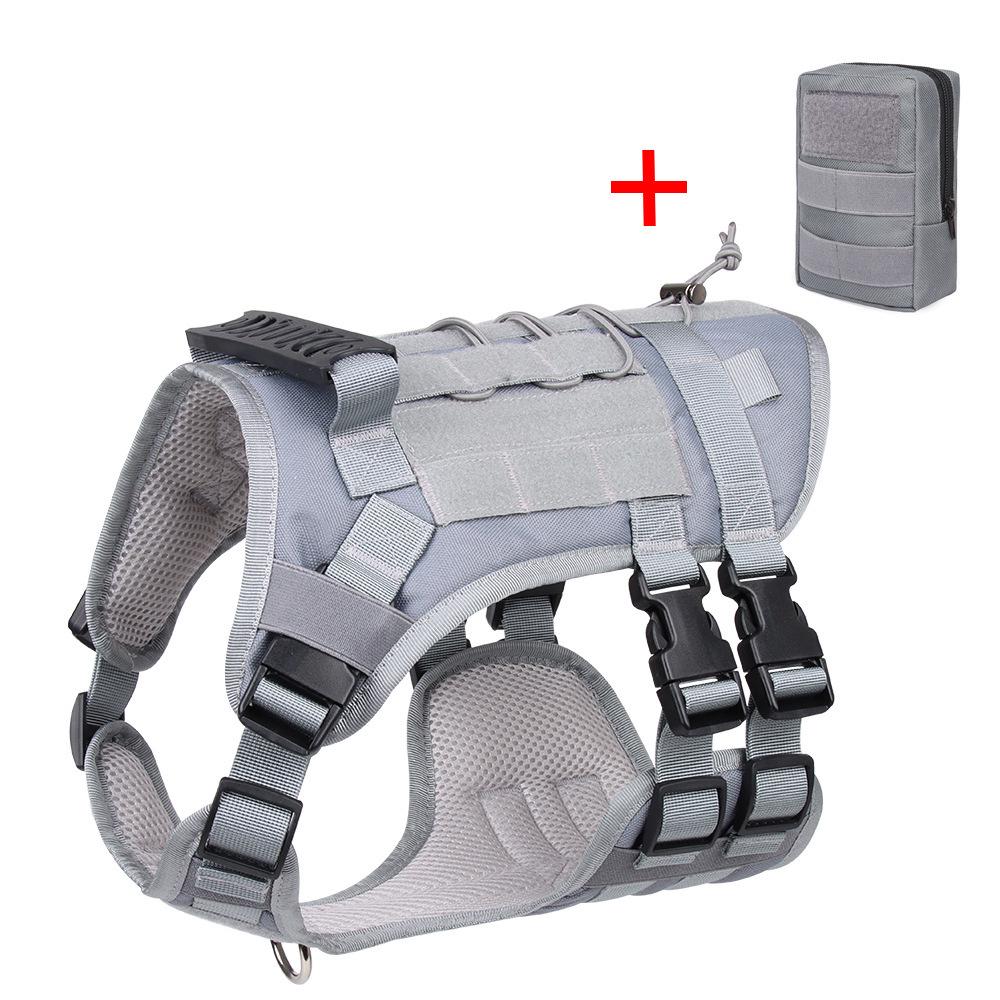 Multi-Functional Tactical Dog Harness & Leash for Large Dogs
