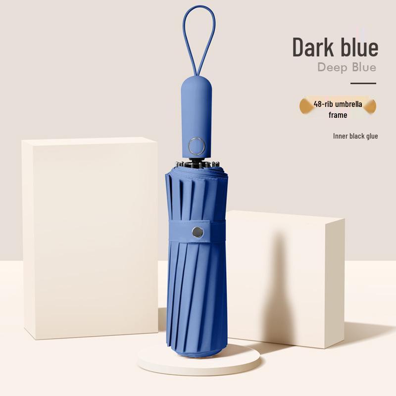 

Автоматический складной зонт с 48 спицами: Большой, Ветрозащитный, Двойного назначения для мужчин и женщин, Защита от солнца и дождя, Настраиваемый зонт. 48-bone, Sturdier, More Windproof