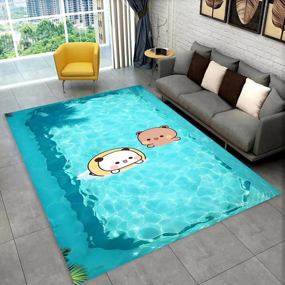 

27 Style New Bubu Dudu Love Cartoon Bear Carpet Rug for Living Room Bedroom Home Sofa Decoration,kids Play Non-slip Floor Mat 40x60cm( 15x23in )
