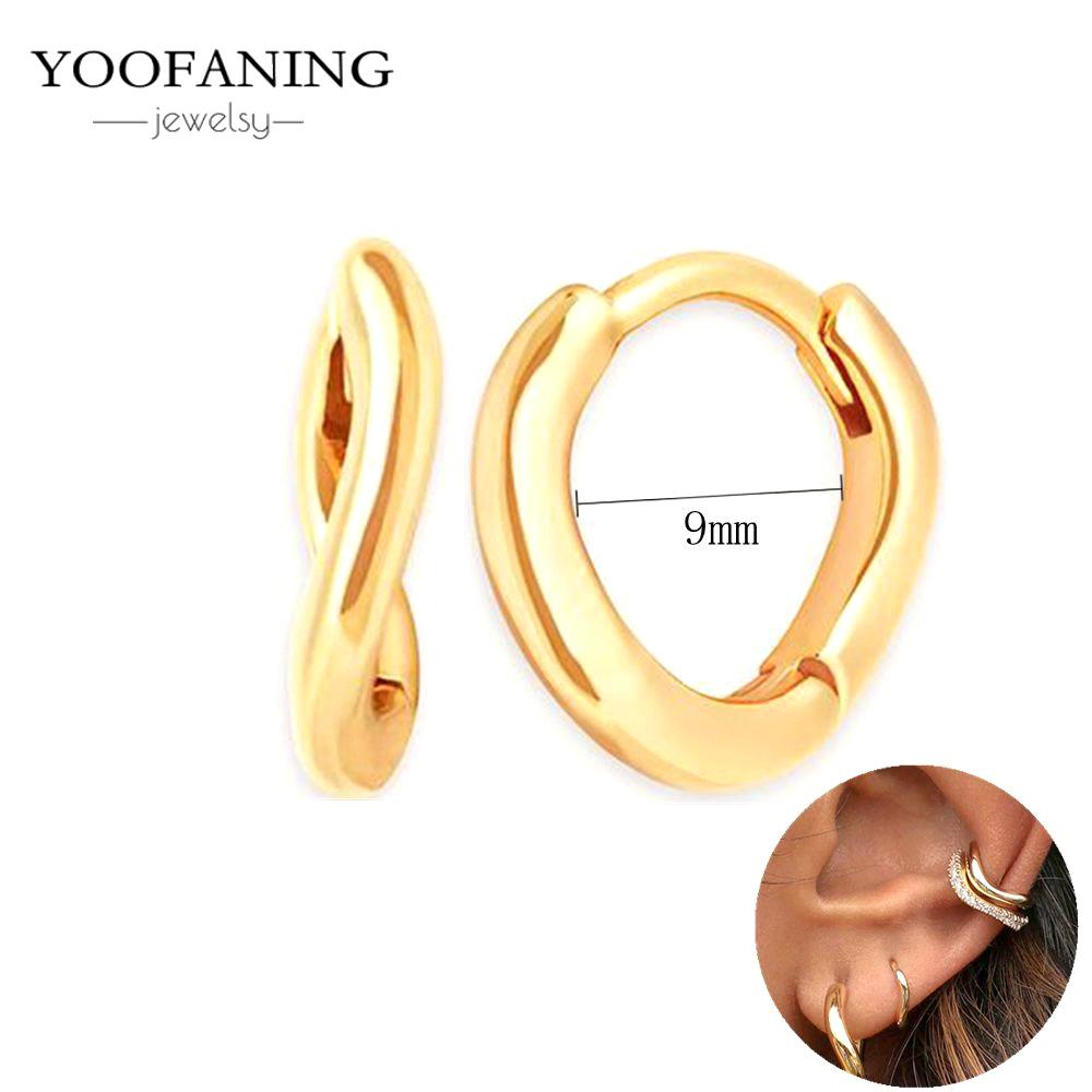 925 Silver Ear Needle Fashion Light Luxury Gold hoop earrings Classic Retro Collection earrings for women Jewelry Gift