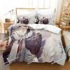 Anime To Your Eternity Bettwäscheset Jungen Mädchen Twin Queen Größe Bettbezug Kissenbezug Bett Kinder Erwachsene Mode Heimtextilien
