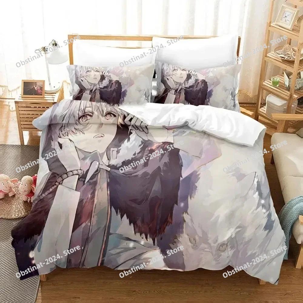 Anime To Your Eternity Bettwäscheset Jungen Mädchen Twin Queen Größe Bettbezug Kissenbezug Bett Kinder Erwachsene Mode Heimtextilien