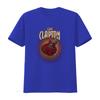 Eric Clapton Guitar Flames Smoke Music T Shirt for Men Rock Style vintage Washed Top For Everyday Wear Versatile Unisex Stylish