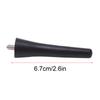 Car Short Antenna Mast Car Short Antenna Mast Aerial 6561N3 6.7cm Length ABS Black