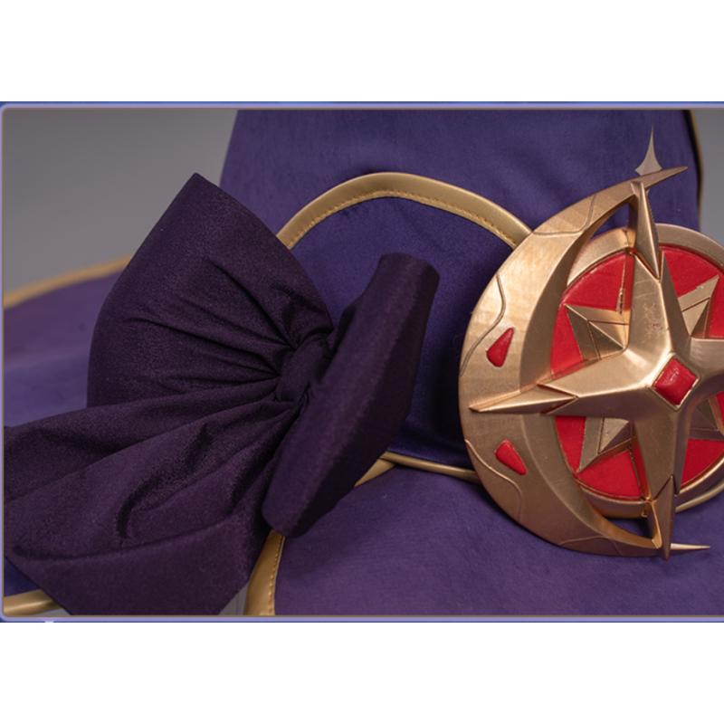 Game   Mona Pre-sale Cosplay Magician The High Quality Hat Unisex Halloween Party Role Play Accessories