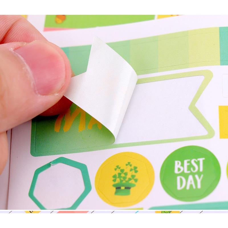High Aesthetic Ins Style Self Adhesive Diy 12 Month Planner Stickers For Hand Account