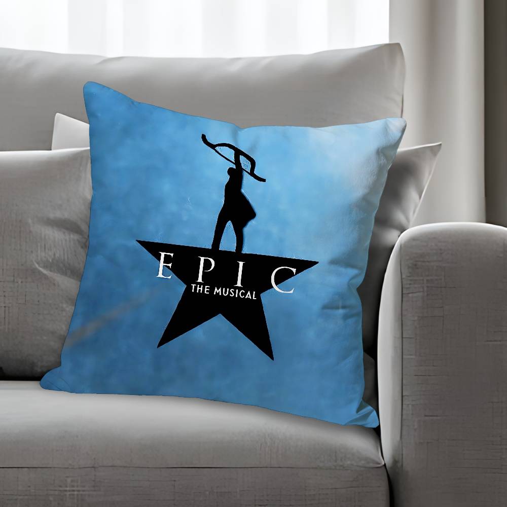 EEpic the Musical Various Sizes Square Pillow Case For Car Home Bedchamber Decor Custom Valentine gift