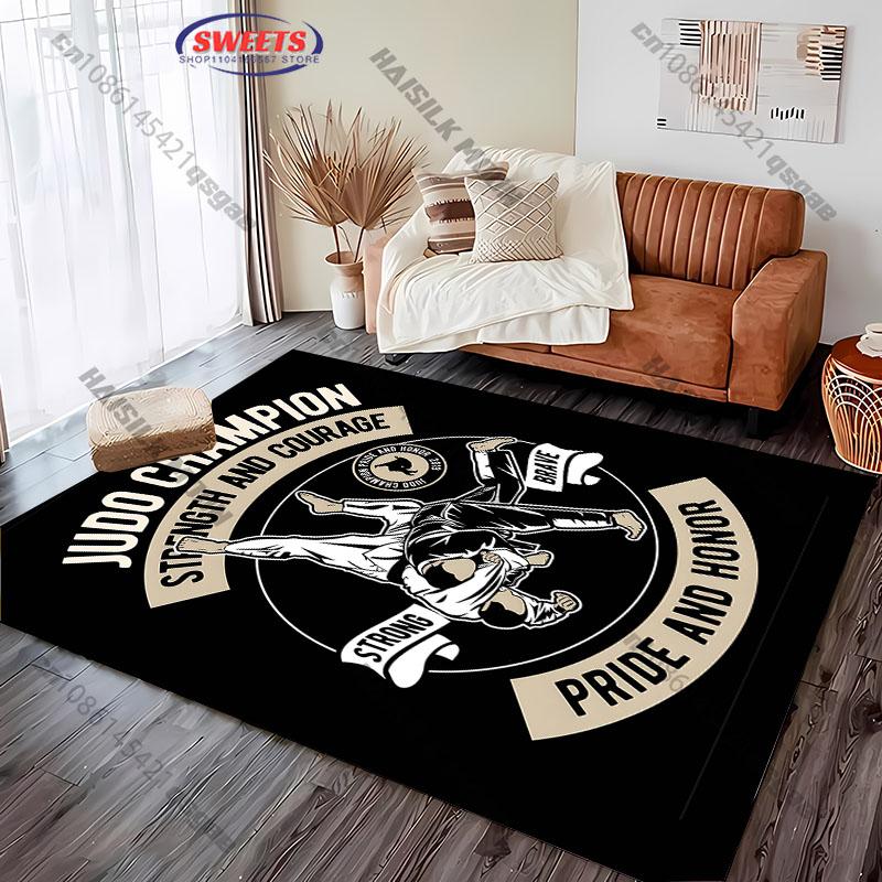 Judo-Themed Rug for Training Spaces carpet for home sofa bedroom, gift