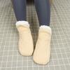 Antiskid V-Mouth Fluffy Slipper Socks Machine Weaving Sleep Socks New Warm Socks  Unisex