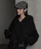 As You Are Hide Crop Zip-Up Hoodie Black