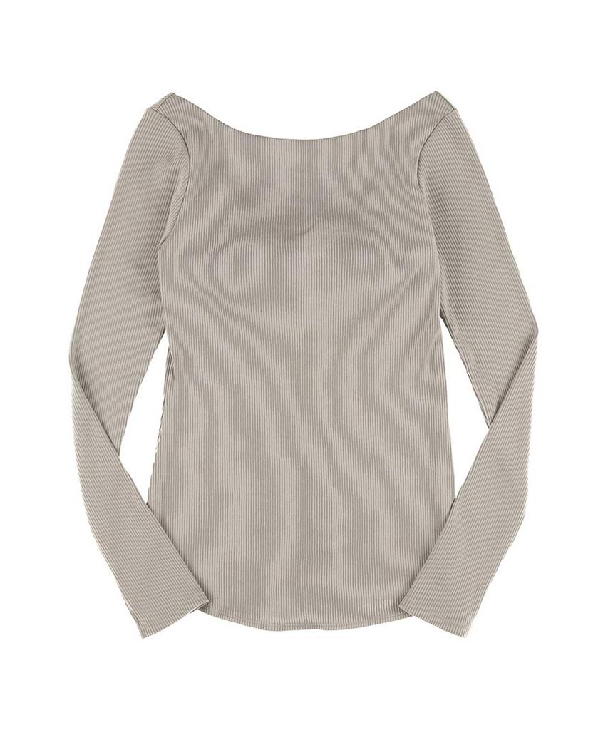 Our Wacoal JCW547 Ribbed with Long BR Women's Open-Back T-Shirt Cups, Sleeve,