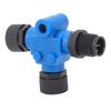For NMEA 2000 Marine T Connector M12 5 Pin IP67 Water Resistant Stable Connection Backbone Cable Tee Terminator for