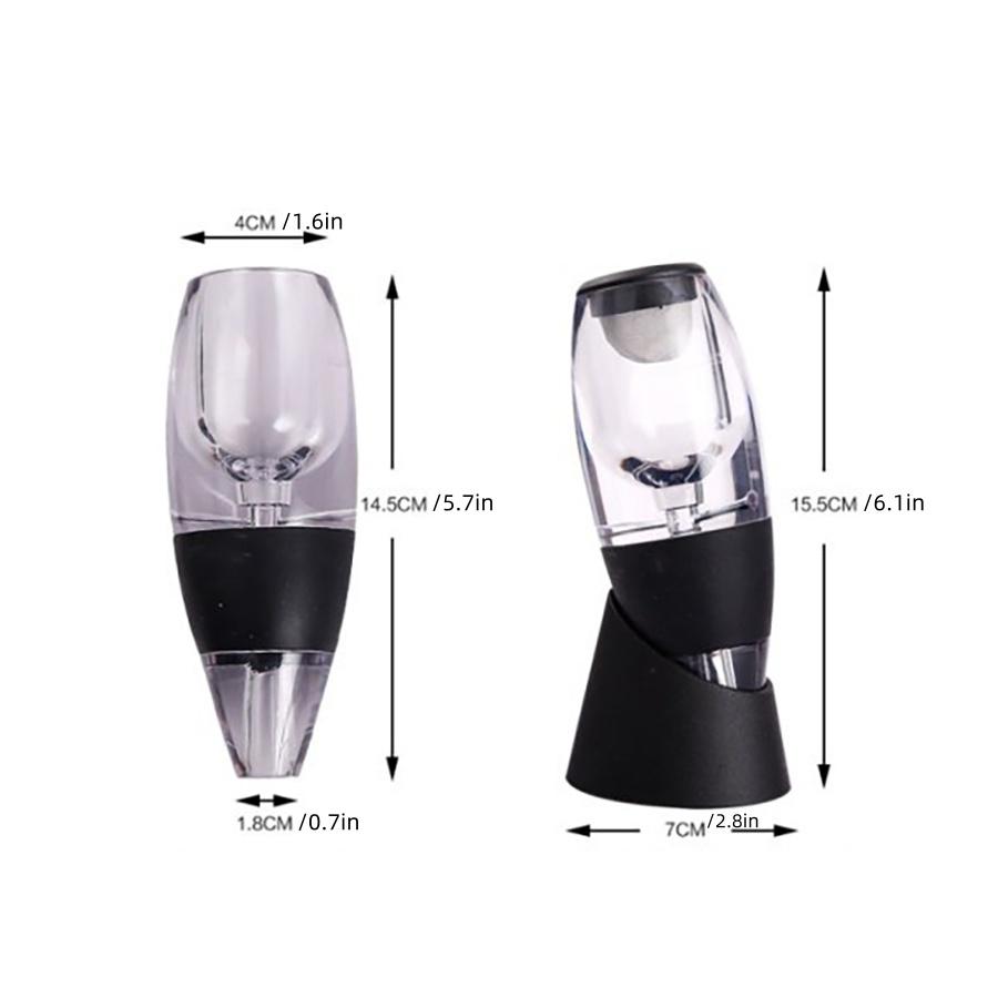 Wine Aerator Magic Red Wine Decanter Pourer with Filter Stand Quick Air Aerator Dispenser for Home Dining Bar Essential Set
