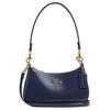 Teri 20 Logo Zip Closure Leather Handbag Women Handbags Navy-Blue CW310-IMPVH