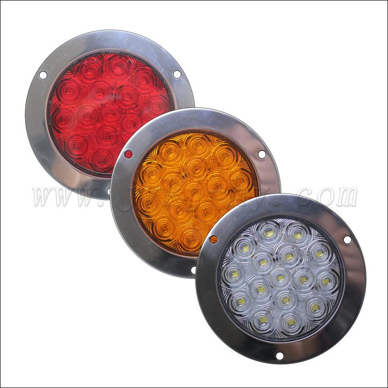 LED Truck Tail Light for Turn Signal and Running, Compatible with 12/24/10-30V Systems