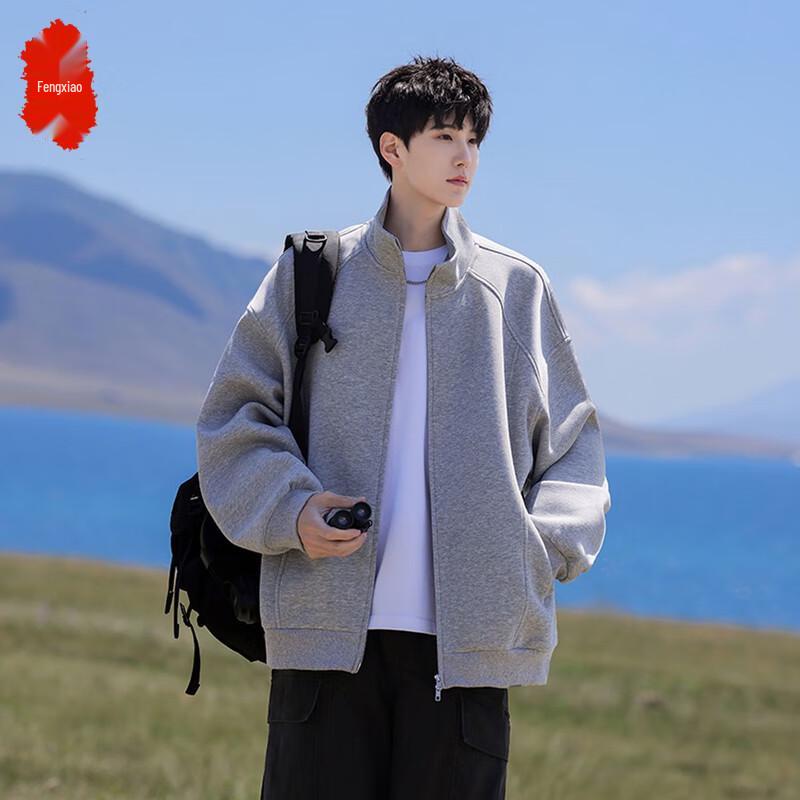 

Men s Casual Hoodless Cardigan Sweatshirt Jacket 2XL