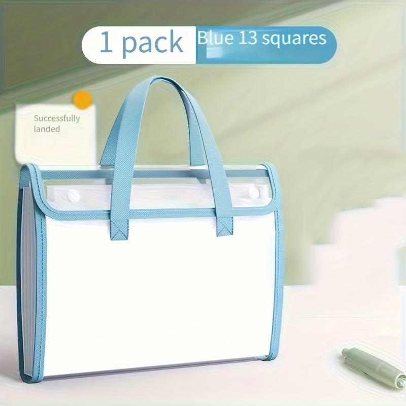 13-Pocket File Organizer Holder–Transparent Multi-Layer Document Folder for A4 Size Paper,Perfect for Home,School&Office Storage