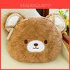 Oreiller Ours en Peluche Mignon Doux Coussin de Sieste pour Bébé Jouet pour Enfant Pour le Confort du Sommeil