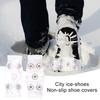 5 Teeth Ice Gripper For Shoes Snow Crampons Anti-slip Ice Gripper Hiking Cleats Spikes Traction Ice Floes 5 Stud Shoes Grip