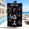 Kpop Music Beach Towel, Microfiber Beach Towel, Perfect For Pool, Beach, Travel, Home Decor Beach Party Fan Gifts