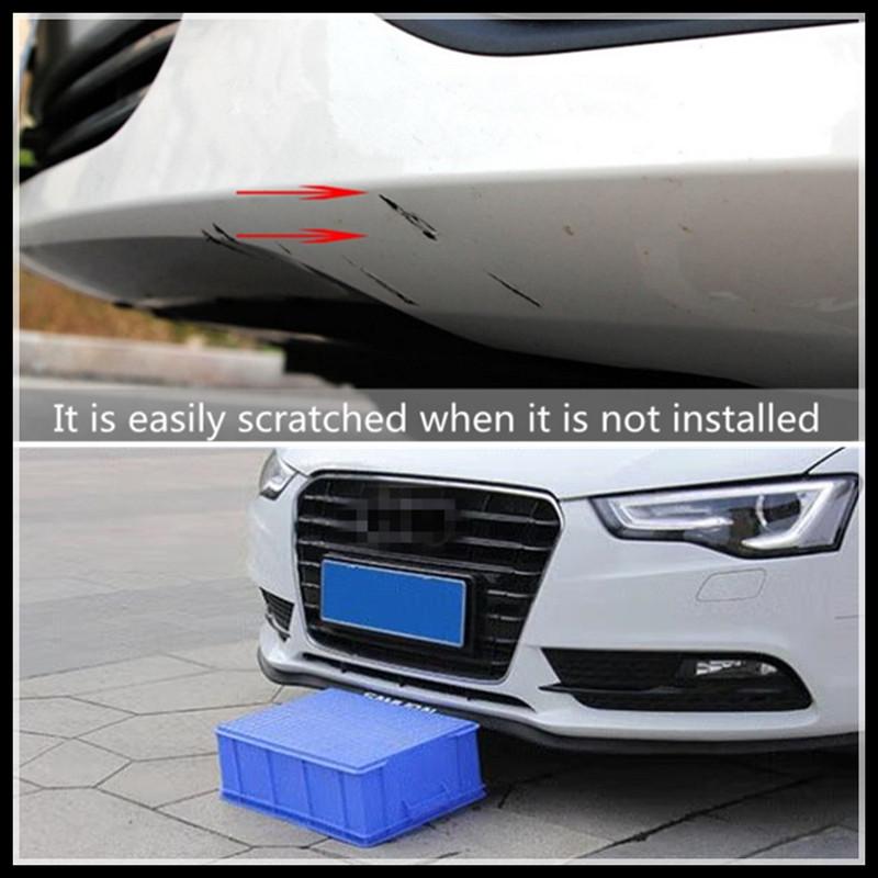 Universal Car Front lip Splitter Spoiler Side Skirt Body Kit Trim For BMW 1 2 3 4 5 6 7 Series e34 e39 e46 e53 e70 e87 e90 e91