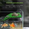 Popular Turtle Basking Platform: Simulated Lawn Ladder for Climbing, Floating Sunbathing Island, and Aquarium Landscaping.