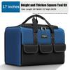 Waterproof Tool Bag with Multi Pockets Organizer Electrician Tools Pouch with 30% Increased Capacity